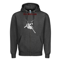 Charcoal Heather candlemass Zipper Hoodie - linhVisuals