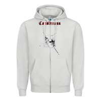 Dove Grey candlemass Zipper Hoodie - linhVisuals