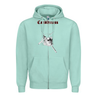 Seafoam candlemass Zipper Hoodie - linhVisuals