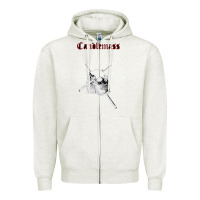 Oatmeal Heather candlemass Zipper Hoodie - linhVisuals