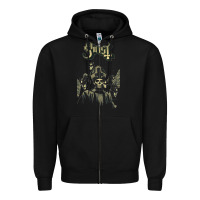 Black ghost new Zipper Hoodie - linhVisuals