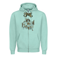 Seafoam ghost new Zipper Hoodie - linhVisuals