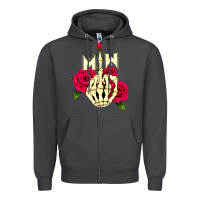 Smoke motionless in white Zipper Hoodie - linhVisuals
