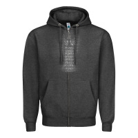 Charcoal Heather don't blink   doctor who Zipper Hoodie - linhVisuals