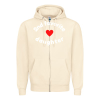 Sandshell funny 2nd second child   daughter for 2nd favorite kid sweatshirt Zipper Hoodie - linhVisuals