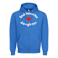True Royal funny 2nd second child   daughter for 2nd favorite kid sweatshirt Zipper Hoodie - linhVisuals