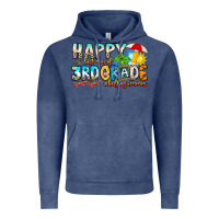 Vintage Denim name farewell 3rd grade  hello summer Vintage Hoodie - CowhideDigitalArt