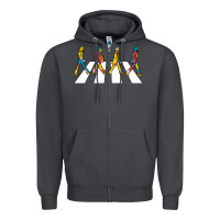Smoke beatl Zipper Hoodie - linhVisuals