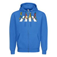 True Royal beatl Zipper Hoodie - linhVisuals