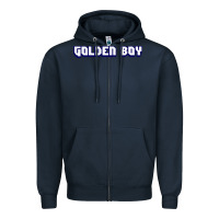 Navy boy essential Zipper Hoodie - linhVisuals