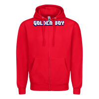 Red boy essential Zipper Hoodie - linhVisuals