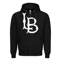 Black long beach state athletics Zipper Hoodie - linhVisuals