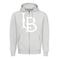 Dove Grey long beach state athletics Zipper Hoodie - linhVisuals
