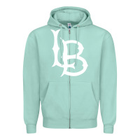 Seafoam long beach state athletics Zipper Hoodie - linhVisuals