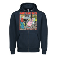 Navy MELVINS Zipper Hoodie - linhVisuals