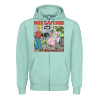 Seafoam MELVINS Zipper Hoodie - linhVisuals