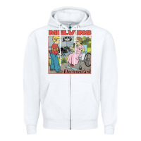 White MELVINS Zipper Hoodie - linhVisuals
