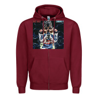 Burgundy Juice shy Zipper Hoodie - linhVisuals