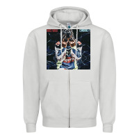 Dove Grey Juice shy Zipper Hoodie - linhVisuals