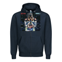 Navy Juice shy Zipper Hoodie - linhVisuals