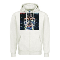 Oatmeal Heather Juice shy Zipper Hoodie - linhVisuals