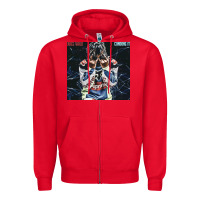 Red Juice shy Zipper Hoodie - linhVisuals