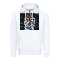 White Juice shy Zipper Hoodie - linhVisuals