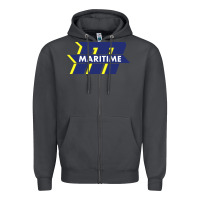 Smoke massachusetts maritime academy Zipper Hoodie - linhVisuals