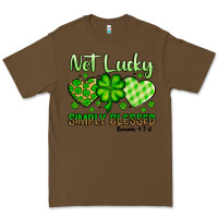 Cacao St. Patrick's Not lucky simply blessed Premium Tee - OliviaCreatesArt
