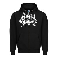 Black nasty savage 85 thrash metal Zipper Hoodie - linhVisuals