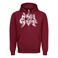 Nasty Savage 85 Thrash Metal Zipper Hoodie | Teevron