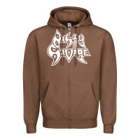 Chestnut nasty savage 85 thrash metal Zipper Hoodie - linhVisuals