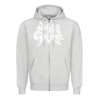 Dove Grey nasty savage 85 thrash metal Zipper Hoodie - linhVisuals