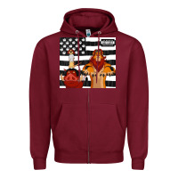 Burgundy hakonia matatonia   simba Zipper Hoodie - linhVisuals