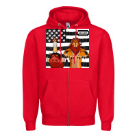 Red hakonia matatonia   simba Zipper Hoodie - linhVisuals