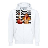 White hakonia matatonia   simba Zipper Hoodie - linhVisuals