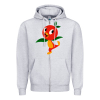 Orange Bird Zipper Hoodie | Teevron