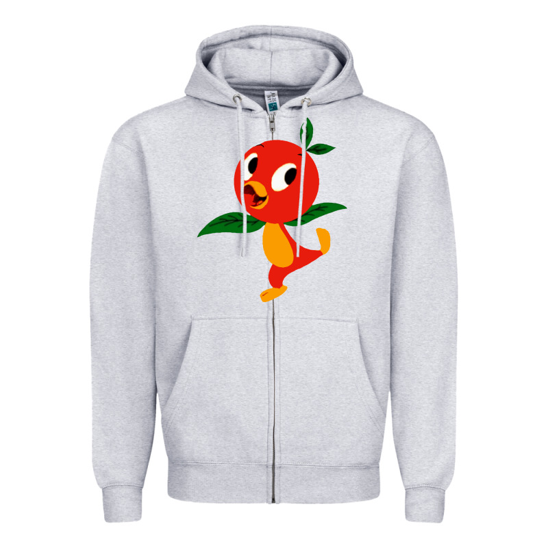 Orange Bird Zipper Hoodie by linhVisuals | Teevron