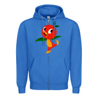 True Royal orange bird Zipper Hoodie - linhVisuals