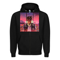 Black Juice pink Zipper Hoodie - linhVisuals