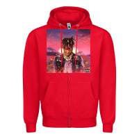 Red Juice pink Zipper Hoodie - linhVisuals