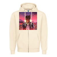 Sandshell Juice pink Zipper Hoodie - linhVisuals