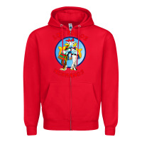 Red los pollos hermanos movie Zipper Hoodie - linhVisuals