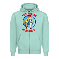 Seafoam los pollos hermanos movie Zipper Hoodie - linhVisuals