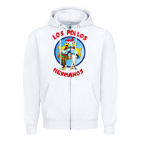 White los pollos hermanos movie Zipper Hoodie - linhVisuals