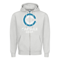 Dove Grey capsule corporation essentia Zipper Hoodie - linhVisuals