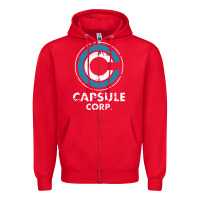 Red capsule corporation essentia Zipper Hoodie - linhVisuals
