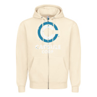 Sandshell capsule corporation essentia Zipper Hoodie - linhVisuals