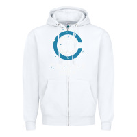 White capsule corporation essentia Zipper Hoodie - linhVisuals