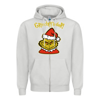 Dove Grey christmas grinchffindor! grinch Zipper Hoodie - linhVisuals